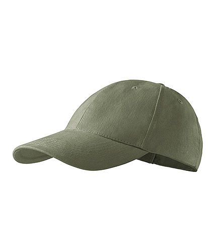 Čepice 305 6P khaki/nastavitelná - Obrázek Čepice 305 6P khaki/nastavitelná - Obrázek