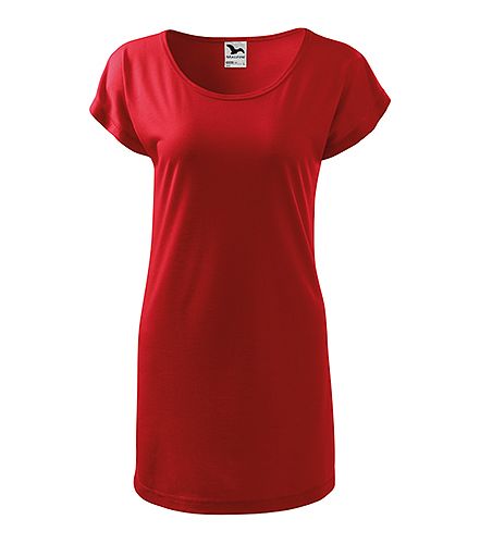 Dámské tričko/šaty LOVE 123 červená