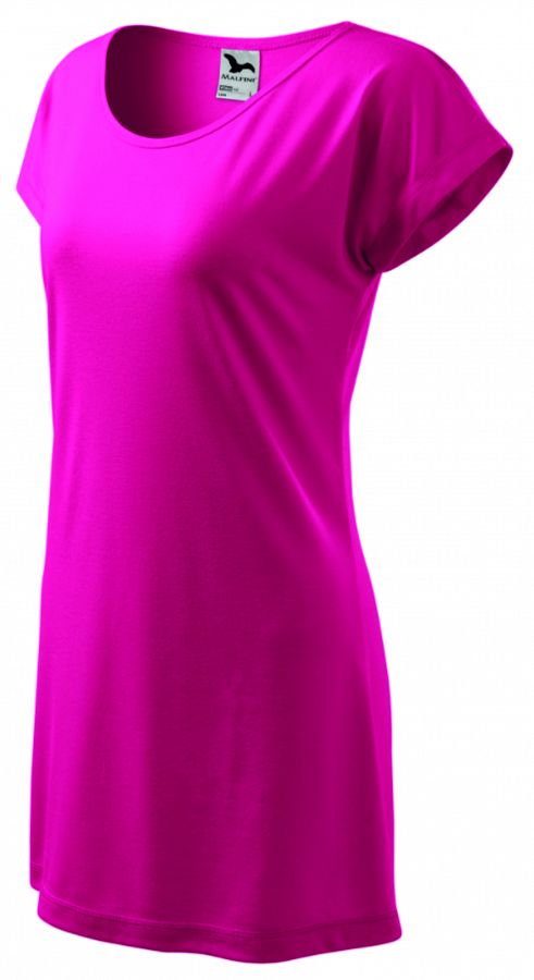 Dámské tričko/šaty LOVE 123 purpurová
