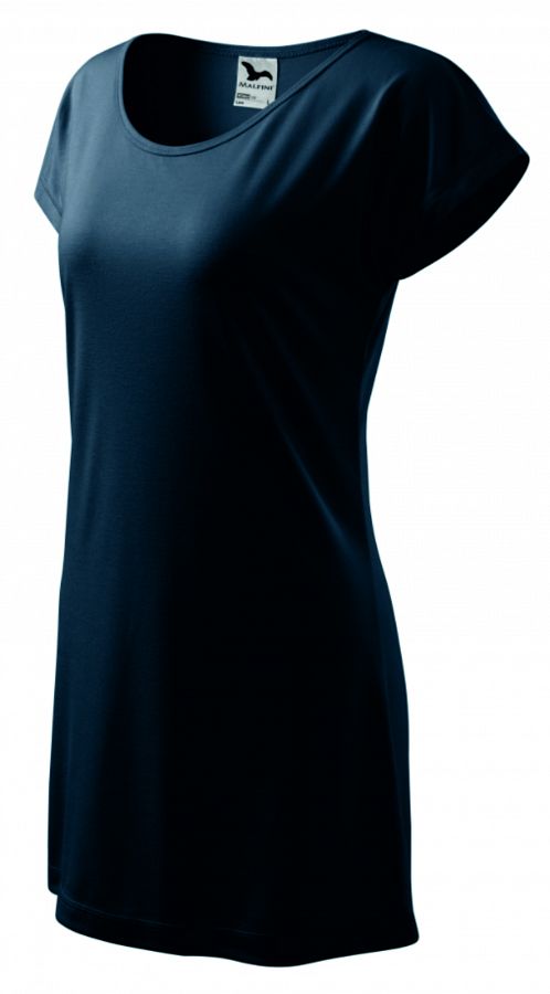 Dámské tričko/šaty LOVE 123 námořní modrá vel. M - Obrázek Dámské tričko/šaty LOVE 123 námořní modrá vel. M - Obrázek